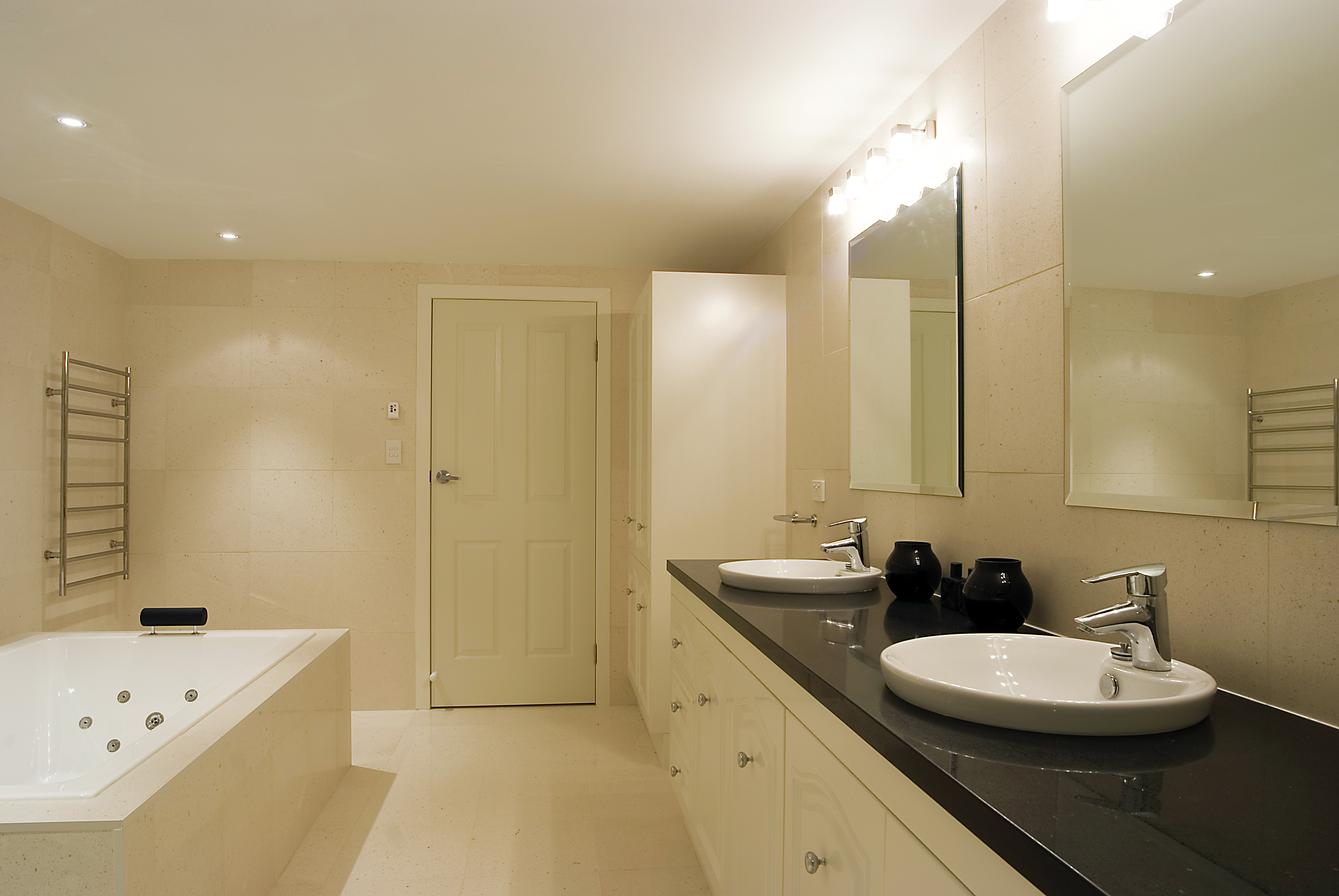 Carseldine bathroom double floor standing vanity