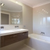 Pullenvale main bathroom double vanity inset bath wide angle